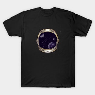 astronaut helmet illustration T-Shirt